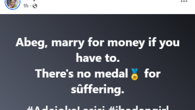 Marry for Money, there's no medal for suffering - Nigerian Lady advices 2 Photo of Marry for Money, there’s no medal for suffering – Nigerian Lady advices