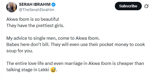 Photo of They don’t bill, they will even use their pocket money to cook for you – Nigerian woman advises men to marry Akwa Ibom ladies
