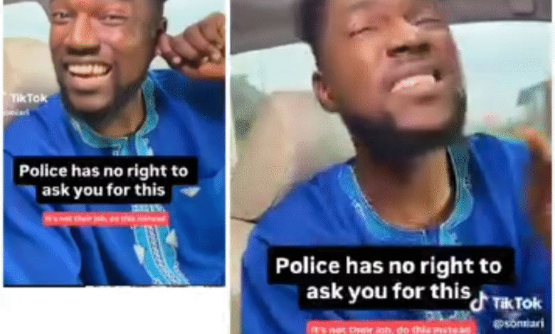 Photo of ‘Police, FRSC have no right to check your car particulars’ — Nigerian man shares advice from his lawyer
