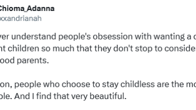 Photo of People who choose to stay childless are the most self aware people – Nigerian doctor says