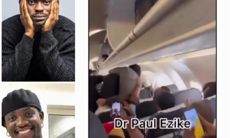 VDM & Mr. Jollof Trade Blows on Flight, Chaos Inside Aircraft (Video) 12 Photo of VDM & Mr. Jollof Trade Blows on Flight, Chaos Inside Aircraft (Video)