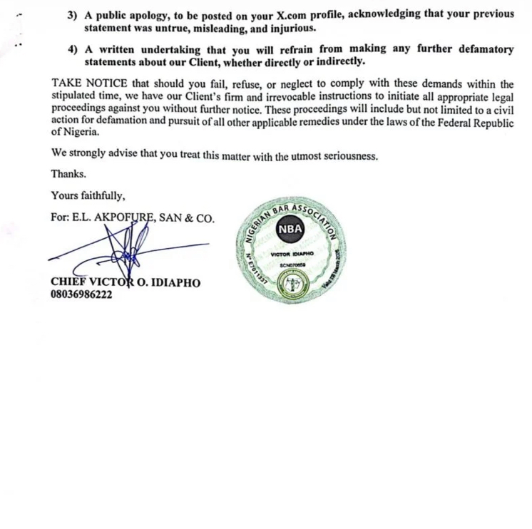 Neo Akpofure Threatens Lawsuit Over Viral Rape Allegation 10