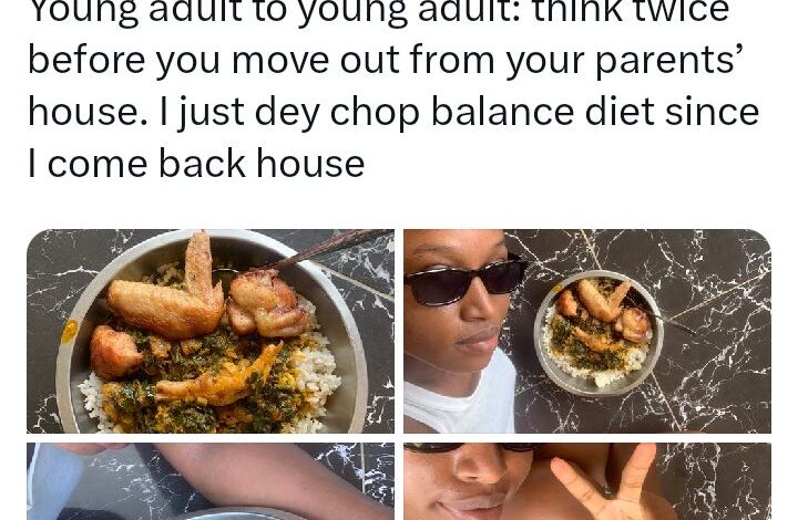 “Think Twice Before Moving Out of your parent’s house ” — Lady Advises Young Adults 1 Photo of “Think Twice Before Moving Out of your parent’s house ” — Lady Advises Young Adults