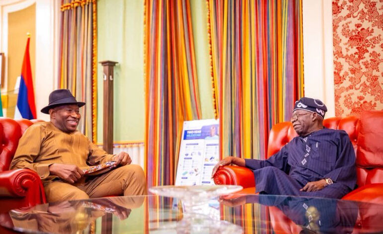 Tinubu and Jonathan Hold High-Level Consultations at Aso Rock 1