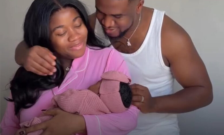 Photo of Veekee James and Femi Atere Welcome Baby Girl
