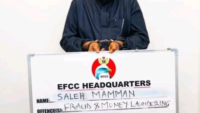 Photo of EFCC Releases Photos of Ex-Power Minister Saleh Mamman After His Arrest for Fraud