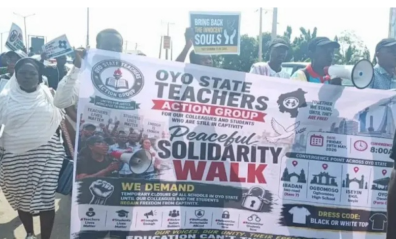Oyo Teachers Begin Indefinite Strike Over Abducted Colleagues, Pupils 1 Photo of Oyo Teachers Begin Indefinite Strike Over Abducted Colleagues, Pupils