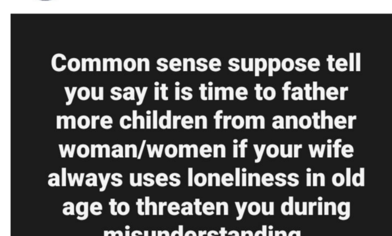 “Marry More Wives to Avoid Suffering in Old Age” — Nigerian Woman Advises Men 3