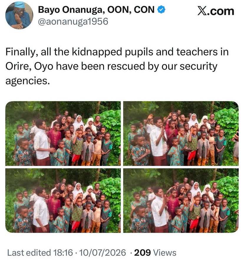 After Over 50 Days in Captivity, Abducted Oyo Pupils and Teachers Regain Freedom 4
