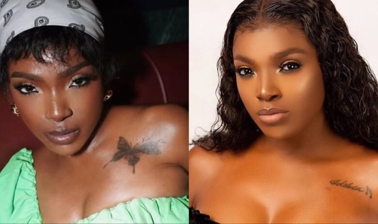 Annie Macaulay covers tattoo of 2Baba’s name with butterfly 1 Annie Macaulay covers tattoo of 2Baba’s name with butterfly 1