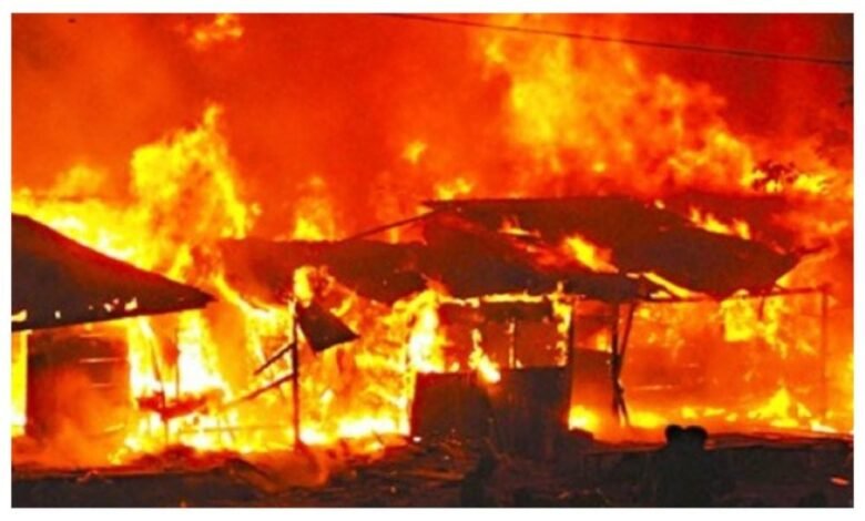 Fire razes 300 shops in Oyo market 1