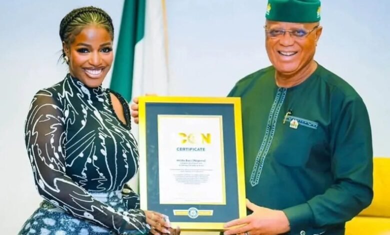 Governor Umo Eno Celebrates Guinness Record Holder Hilda Baci During Uyo Courtesy Visit 1 Photo of Governor Umo Eno Celebrates Guinness Record Holder Hilda Baci During Uyo Courtesy Visit