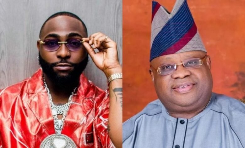 You insulted Osun people, spat on their sacrifice’ – Adeleke, Davido under fire over Tinubu, APC support 1