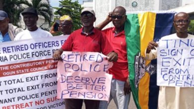 “Nigerians, Please Show Us Love" - Retired Policemen Lament Poor Welfare, Beg Tinubu Govt To Exit Force From PENCOM 6 Photo of “Nigerians, Please Show Us Love” – Retired Policemen Lament Poor Welfare, Beg Tinubu Govt To Exit Force From PENCOM